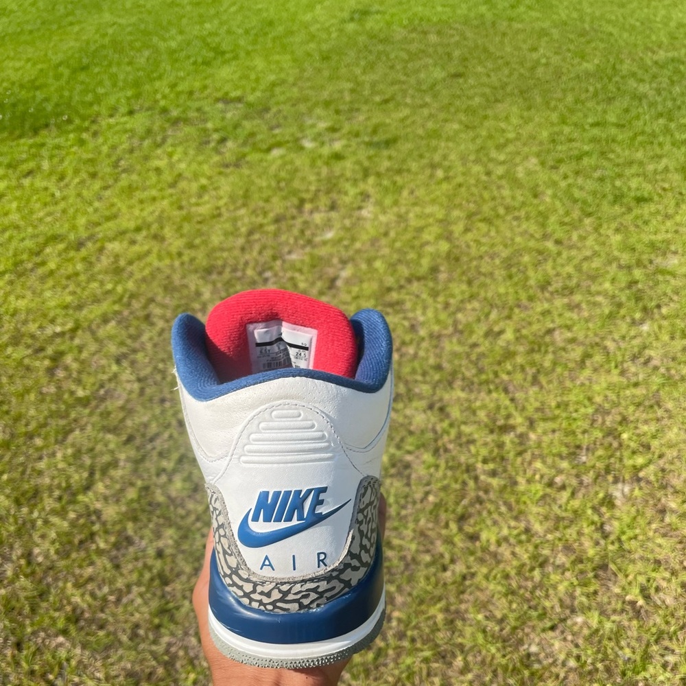 Air Jordan Retro 3’s red/blue/white/grey - Picture 2 of 3